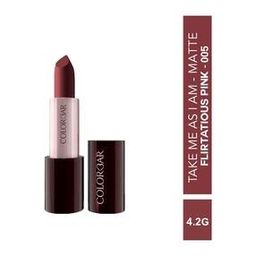 Take Me As I Am Vegan Matte Lipstick-Flirtatious Pink-image-13
