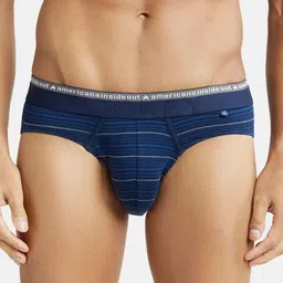 Jockey Striped Cotton Basic Briefs US67-0105-NAVY-picture-44