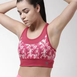ALCIS Magenta Full Coverage Sports Bra-image-0