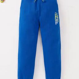 Ed-a-Mamma Boys Royal Blue Solid Joggers-image-47