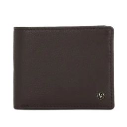 Van Heusen Brown Textured Leather Bi-Fold Wallet for Men-image-19