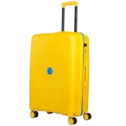 Nasher Miles Goa Hard-sided Polypropylene Check-In Luggage Yellow Blue 28 inch |75cm Trolley bag-image-89