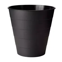 Veeshna Polypack 10 L Black Plastic Bucket Bin 1 Pc-2