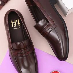 Hydes N Hues Men's Brown Formal Loafers-image-85