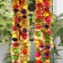 Sellplus Set Of 6 Pompom Toran image 2