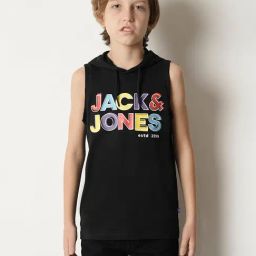 Jack & Jones Junior Black Graphic Print T-Shirt-picture-26