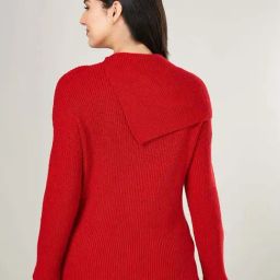 Honey by Pantaloons Red Self Pattern Sweater image 2