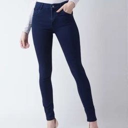 Miss Chase Navy Mid Rise Jeans-image-66