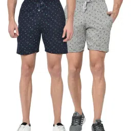Vimal Jonney Multicolor Printed Shorts - Pack of 2-12