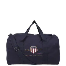 GANT Navy Solid Medium Duffle Bag-image-3
