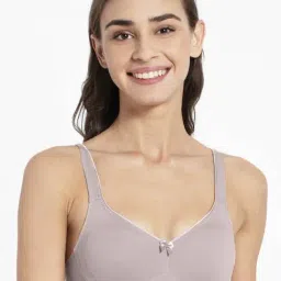 Jockey Light Purple Non Wired Non Padded Shaper Bra-44