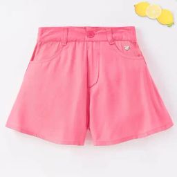 Ed-a-Mamma Kids Pink Solid Shorts-image-85