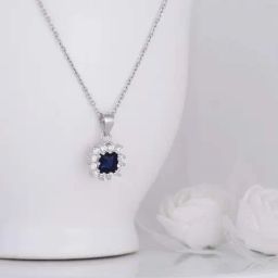 GIVA Anushka Sharma 92.5 Sterling Silver Pendant with Chain-image-57