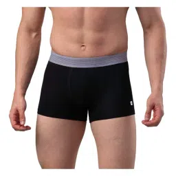 UnderJeans by Spykar Black & Grey Trunks-picture-32
