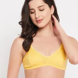 Clovia Yellow Non Padded Bra-picture-37