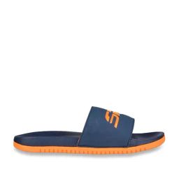 Skechers Boys GAMBIX III-GRAYLER Navy Orange Lifestyle Slippers-image-73