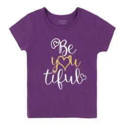 Proteens Kids Purple & White Cotton Printed T-Shirt-image-28