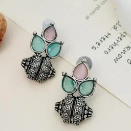 Abdesigns Silver Minimal Drop Earrings-image-82