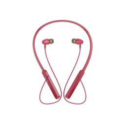 Voods Red Active Wireless Bluetooth In Ear Neckband with Magnetic Earbuds-22