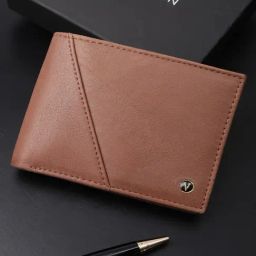 Van Heusen Brown Leather Bi-Fold Wallet-19