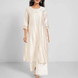 Rangmanch By Pantaloons White Regular Fit Printed Kurta-image-45