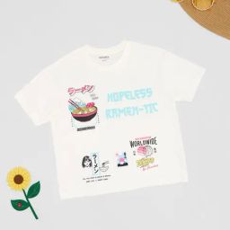 Pantaloons Junior Girls Off-White T-Shirt-image-89