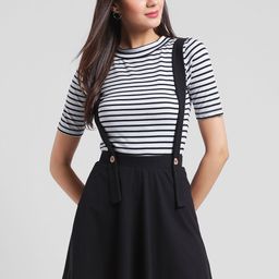 RIGO Black Flared Mini Skirt-image-12