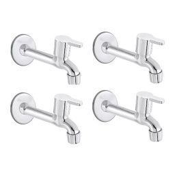 Flockidos Bib Cock Stainless Steel Chrome Finish Silver, FG1281 ( Pack of 4)-image-66