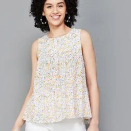 Fame Forever by Lifestyle Multicolor Floral Print Top-picture-11