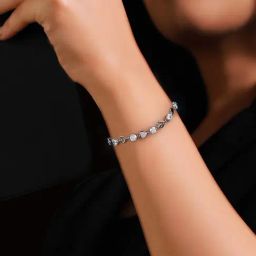 GIVA 92.5 Sterling Silver Heartlock Bracelet-picture-30