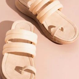 Inc.5 Women's Cream Toe Ring Wedges-image-33