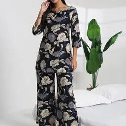 Bannos Swagger Women Printed Night suit-picture-47
