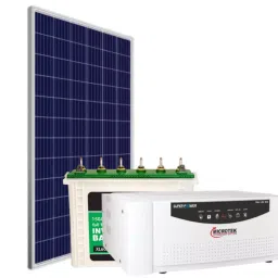 Greenon Home Kit with Polycrystalline Panel Microtek Off-Grid Inverter and Battery HKP1230VA-2WPS-10