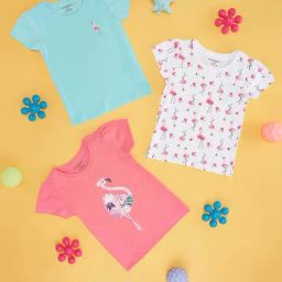 Pantaloons Baby Multicolor Cotton Printed T-Shirt (Pack of 3)-image-125