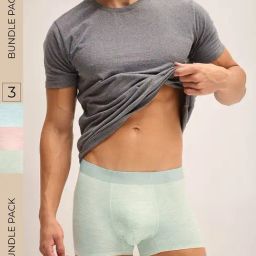 The Bear House Multicolored Comfort Fit Trunks - Pack Of 3-picture-15