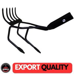 REDBUILD 2-in-1 Dual-Purpose Rake and Hand Cultivator Without Handle/Multipurpose Garden Tool image 4