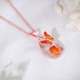GIVA 925 Sterling Silver Rose Gold Pendant for Women-picture-33
