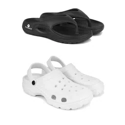 DRACKFOOT Men Set Of 2 High Quality & Soft Thong Flip-Flops & Clogs-16