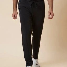 Globus Black Regular Fit Cotton Sports Trackpants-image-55