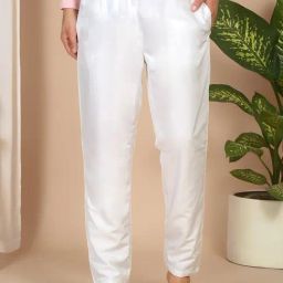 Sweet Dreams White Regular Fit Lounge Pants-image-17