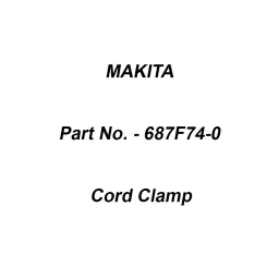 Makita Cord Clamp Suitable For BAP001G, Part No 687F74-0-15