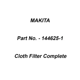 Makita Cloth Filter Complete Suitable For VC0820, Part No 144625-1-picture-38