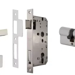 Dorset 60 mm Lock Set With Both Side Key Cylinder Stainless Steel ML FB OR-14
