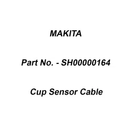 Makita Cup Sensor Cable Suitable For DRC200, Part No SH00000164-28