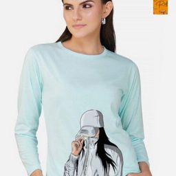 Metronaut Women 2 Printed Bio Finish Applique T-shirt-picture-25