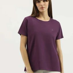 United Colors Of Benetton Purple Regular Fit T-Shirt-picture-28