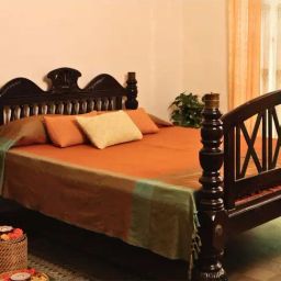 Peepul Tree Honey Mustard Cotton 300 TC Marigold Collection Bed Cover-image-96