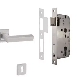 Dorset Silver Chrome Lock Set With Mortise Latch ML NE OR image 1