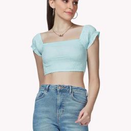 VASTRADO Blue Crop Top-picture-47