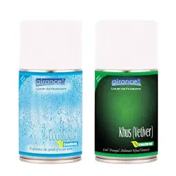 Airance 250 ml Each Khus (Vetiver) & Cool Splash Spray Air Freshener Automatic Spray (Pack of 2)-image-113